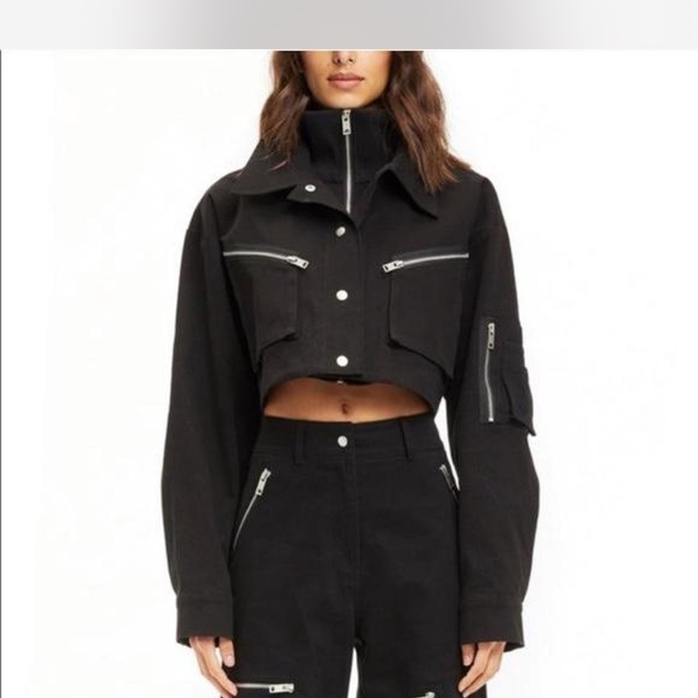 Black Cropped Jacket